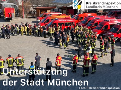 Unterstützungseinsatz Feuerwehren